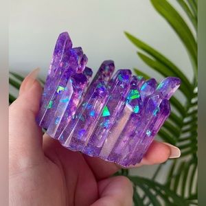 Candle Holder ~ Purple Amethyst